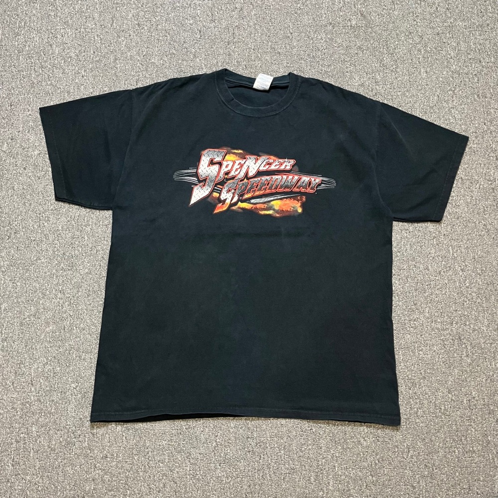 Spencer Speedway T Shirt XL‎ Black NASCAR Whelen Racing Williamson NY Tee